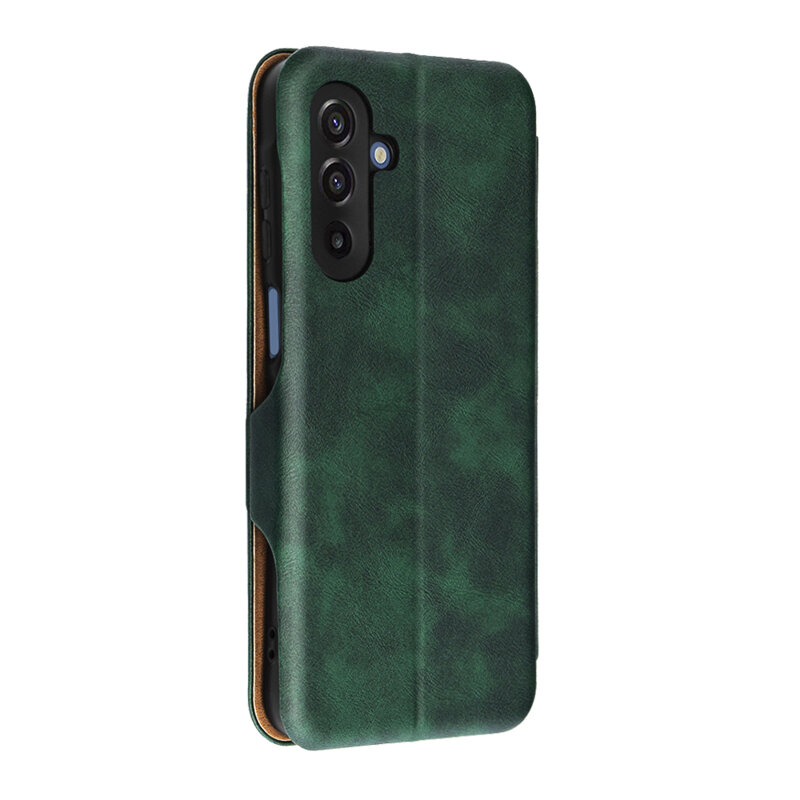 Husa 360° Samsung Galaxy A17 5G Techsuit Safe Wallet Plus, verde
