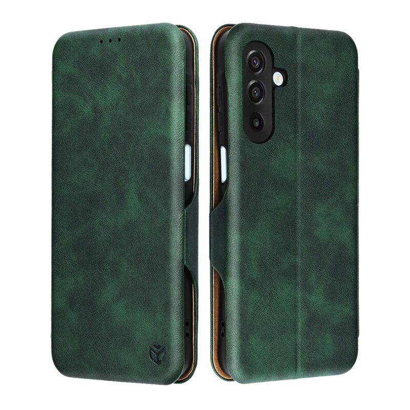 Husa 360° Samsung Galaxy A17 4G Techsuit Safe Wallet Plus, verde