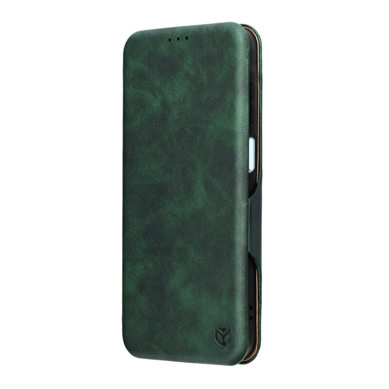 Husa 360° Samsung Galaxy A17 4G Techsuit Safe Wallet Plus, verde