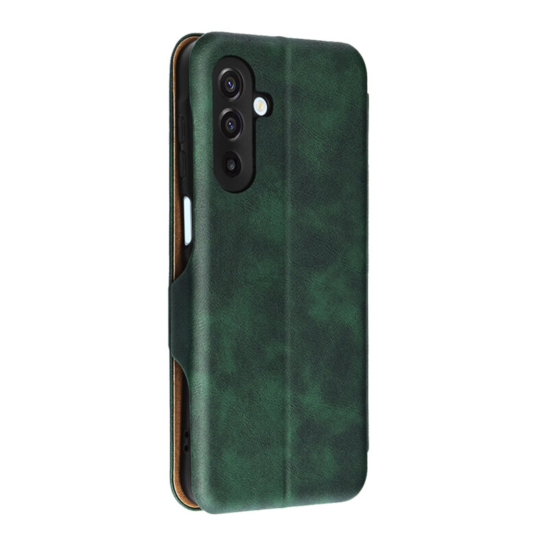 Husa 360° Samsung Galaxy A17 4G Techsuit Safe Wallet Plus, verde