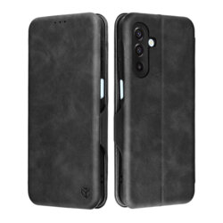 Husa 360° Samsung Galaxy A17 4G Techsuit Safe Wallet Plus, negru