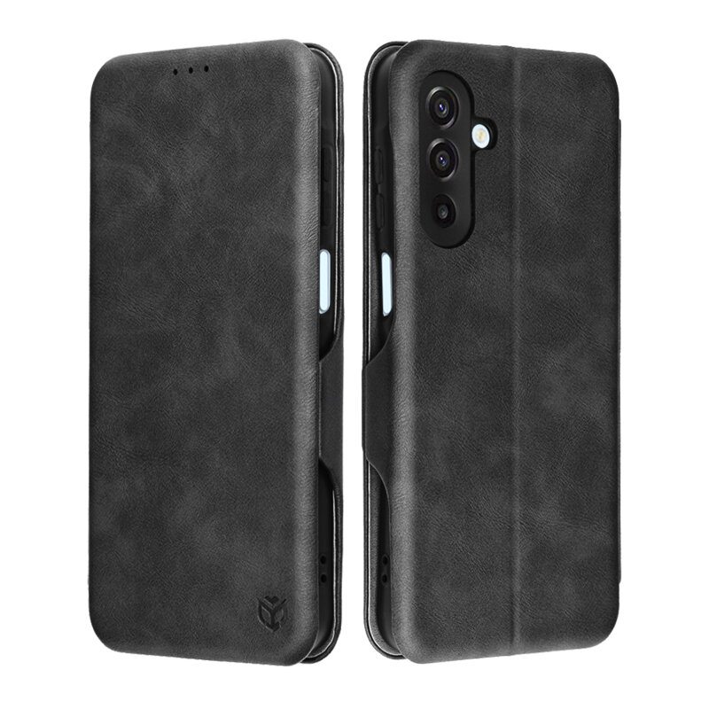 Husa 360° Samsung Galaxy A17 4G Techsuit Safe Wallet Plus, negru