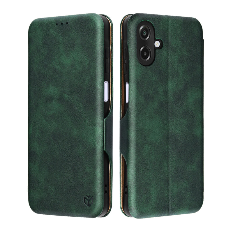 Husa 360° Samsung Galaxy A07 4G Techsuit Safe Wallet Plus, verde