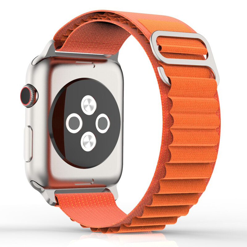 Curea Apple Watch 7 41mm Techsuit, portocaliu, W037
