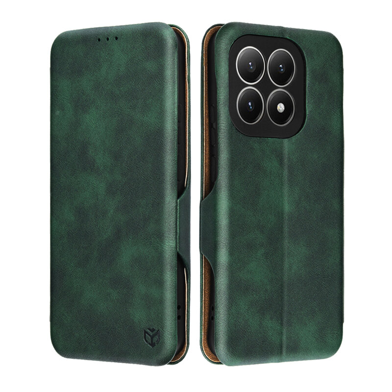 Husa 360° Xiaomi 15T Techsuit Safe Wallet Plus, verde