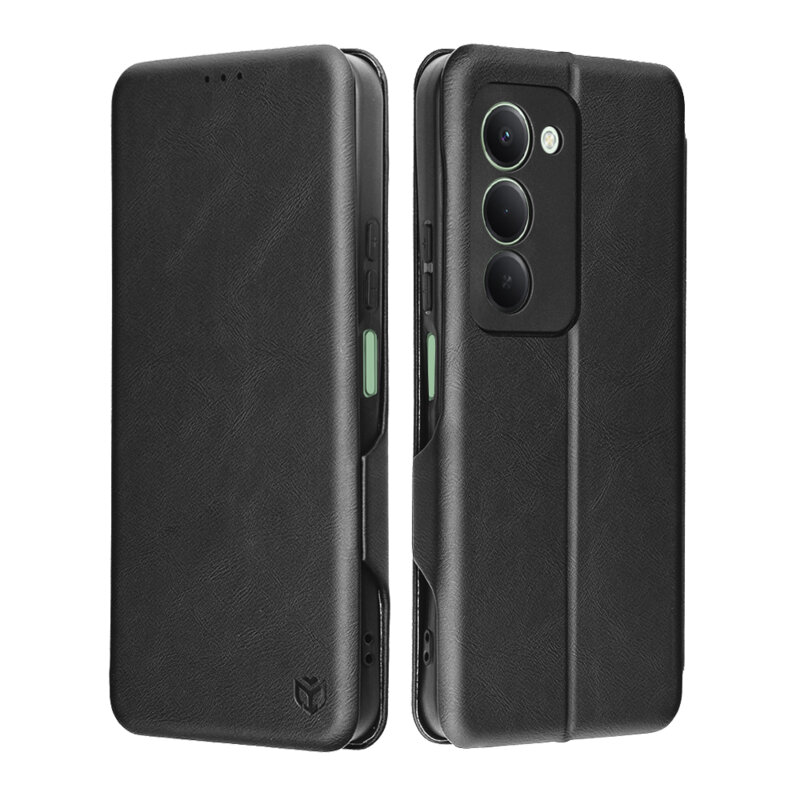 Husa 360° Xiaomi Redmi 15 5G Techsuit Safe Wallet Plus, negru