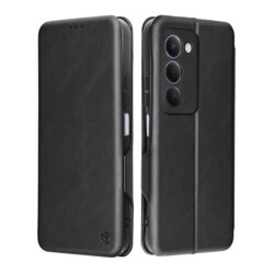 Husa 360° Xiaomi Redmi 15 4G Techsuit Safe Wallet Plus, negru