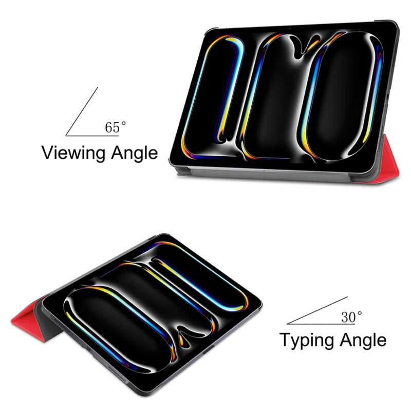 Husa iPad Pro 11 (2025) Techsuit FoldPro, rosu