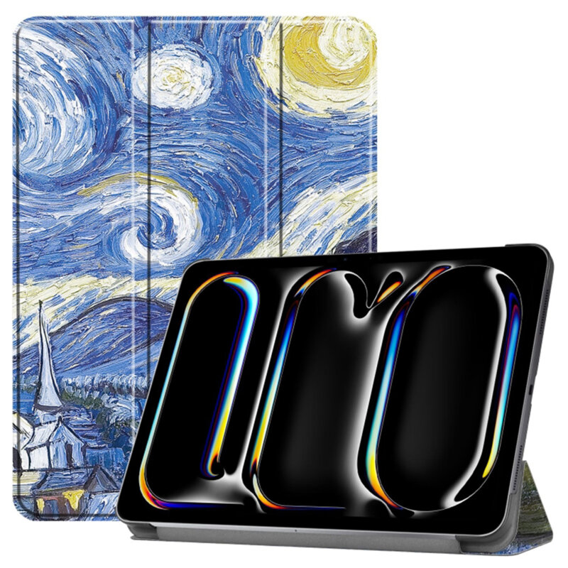 Husa iPad Pro 11 (2025) Techsuit FoldPro, Starry Night