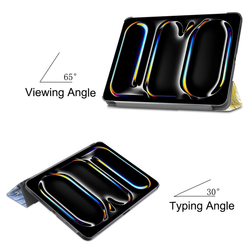 Husa iPad Pro 11 (2025) Techsuit FoldPro, Starry Night