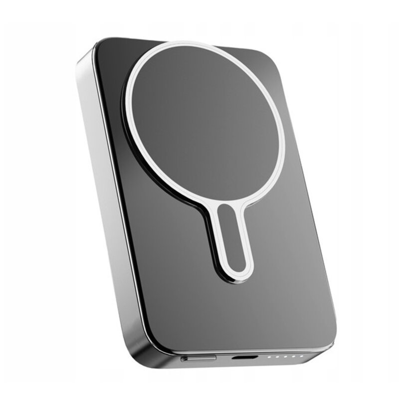 Baterie externa MagSafe 20W, 10000mAh 3mk MagSnap Go, gri