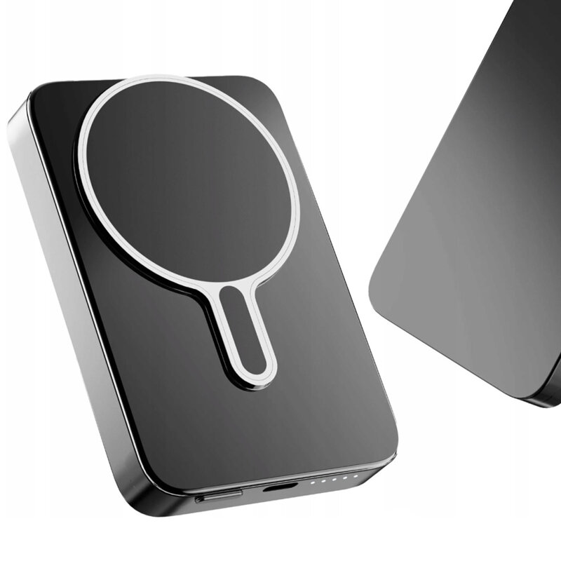 Baterie externa MagSafe 20W, 10000mAh 3mk MagSnap Go, gri