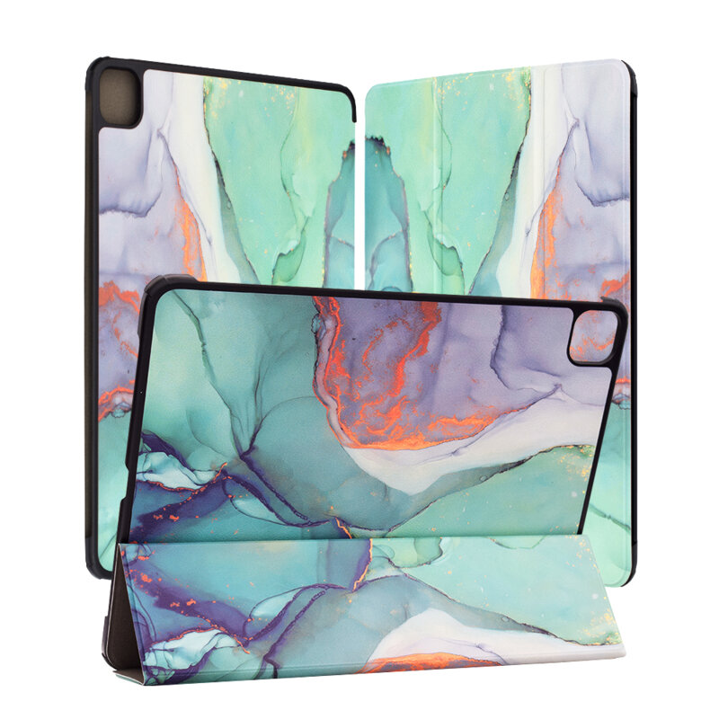 Husa iPad Pro 13 (2025) Techsuit FoldPro, Green Time