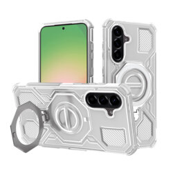 Husa Samsung Galaxy A56 5G Techsuit Carbon Shield PRO, alb