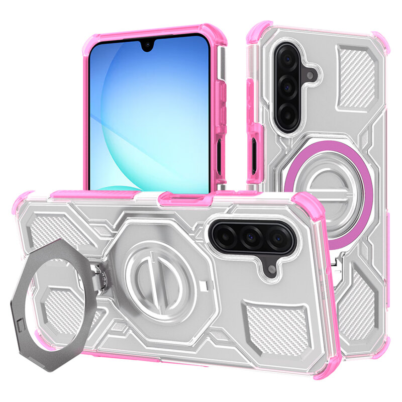 Husa Samsung Galaxy A17 5G Techsuit Carbon Shield PRO, roz