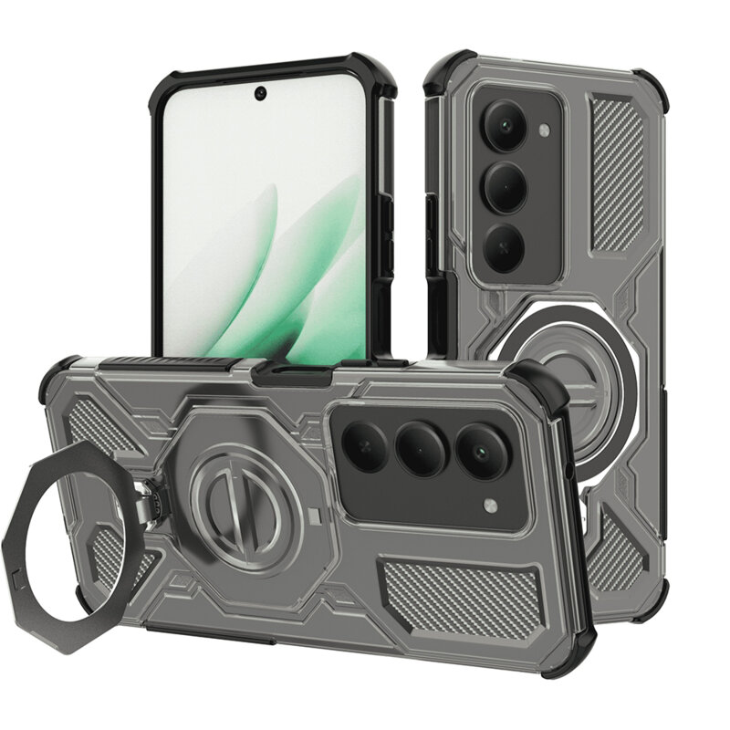 Husa Xiaomi Redmi 15 4G Techsuit Carbon Shield PRO, fumuriu