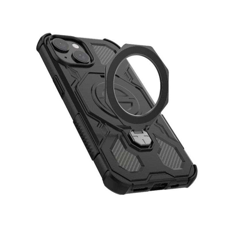 Husa Xiaomi Redmi 15 4G Techsuit Carbon Shield PRO, negru