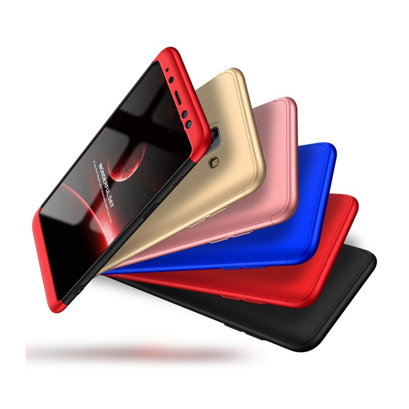 Husa Samsung Galaxy A8 Plus 2018 A730 GKK 360 Full Cover Negru