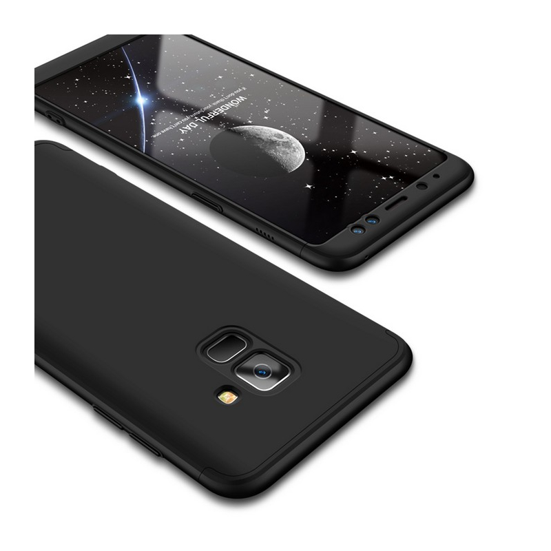 Husa Samsung Galaxy A8 Plus 2018 A730 GKK 360 Full Cover Negru