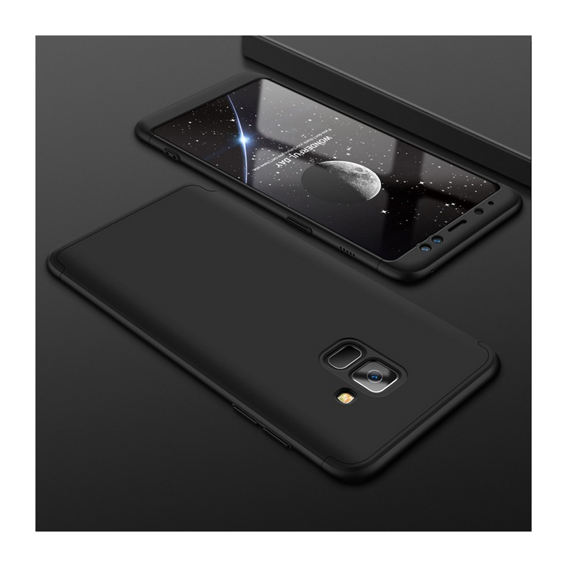 Husa Samsung Galaxy A8 Plus 2018 A730 GKK 360 Full Cover Negru