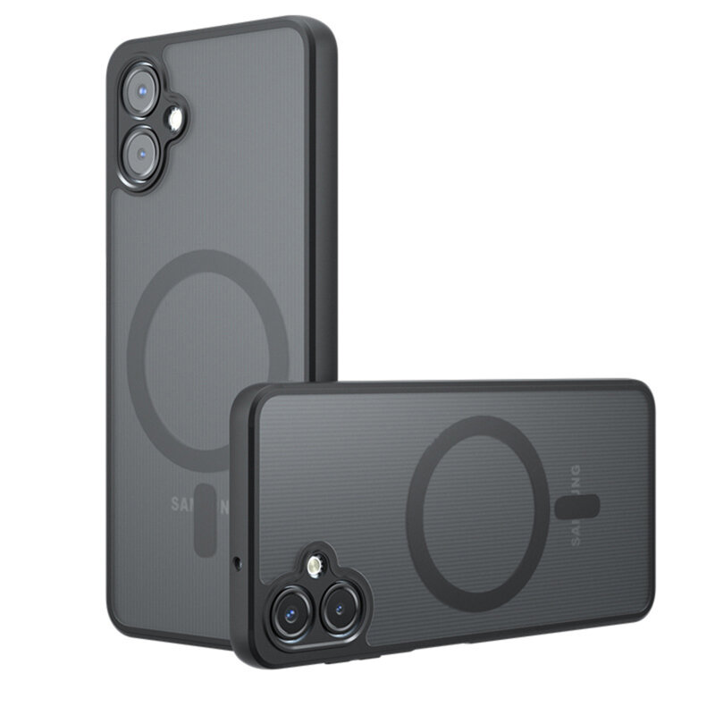 Husa Samsung Galaxy A07 4G Techsuit PureFrost MagSafe, negru frost