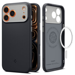 Husa iPhone 17 Pro Spigen Caseology Nano Pop MagSafe, negru