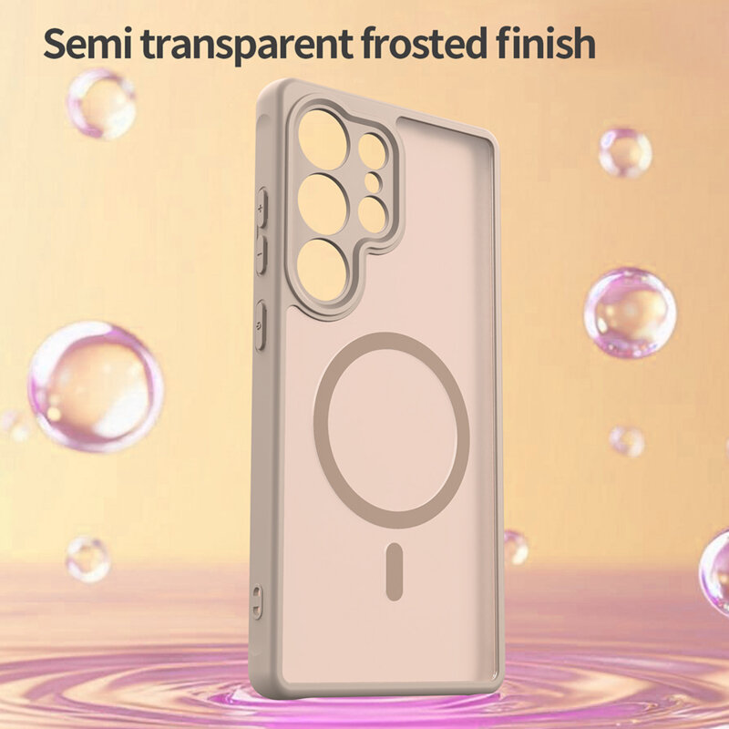 Husa Samsung Galaxy S25 Ultra Techsuit HaloFrost II MagSafe, auriu