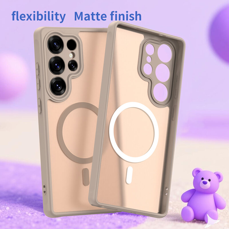 Husa Samsung Galaxy S25 Ultra Techsuit HaloFrost II MagSafe, auriu