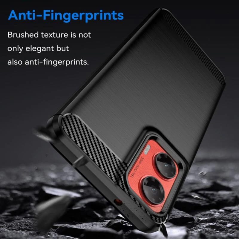 Husa Motorola Moto G06 Power Techsuit Carbon Silicone, negru