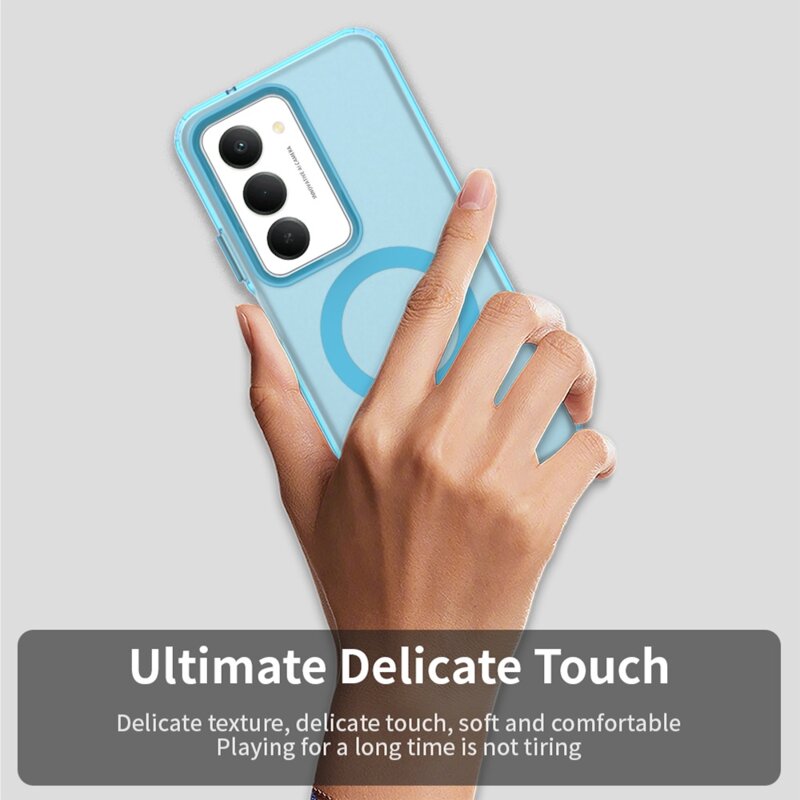 Husa Xiaomi Redmi 15 5G Techsuit CandyCase MagSafe, albastru