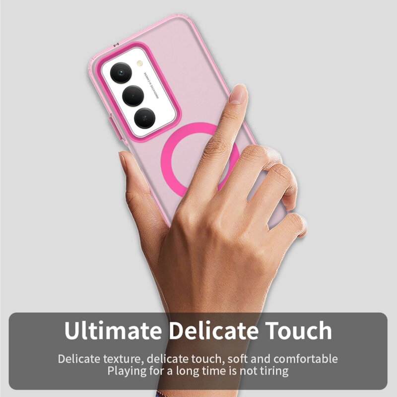 Husa Xiaomi Redmi 15 4G Techsuit CandyCase MagSafe, roz