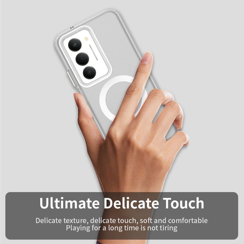 Husa Xiaomi Redmi 15 5G Techsuit CandyCase MagSafe, alb