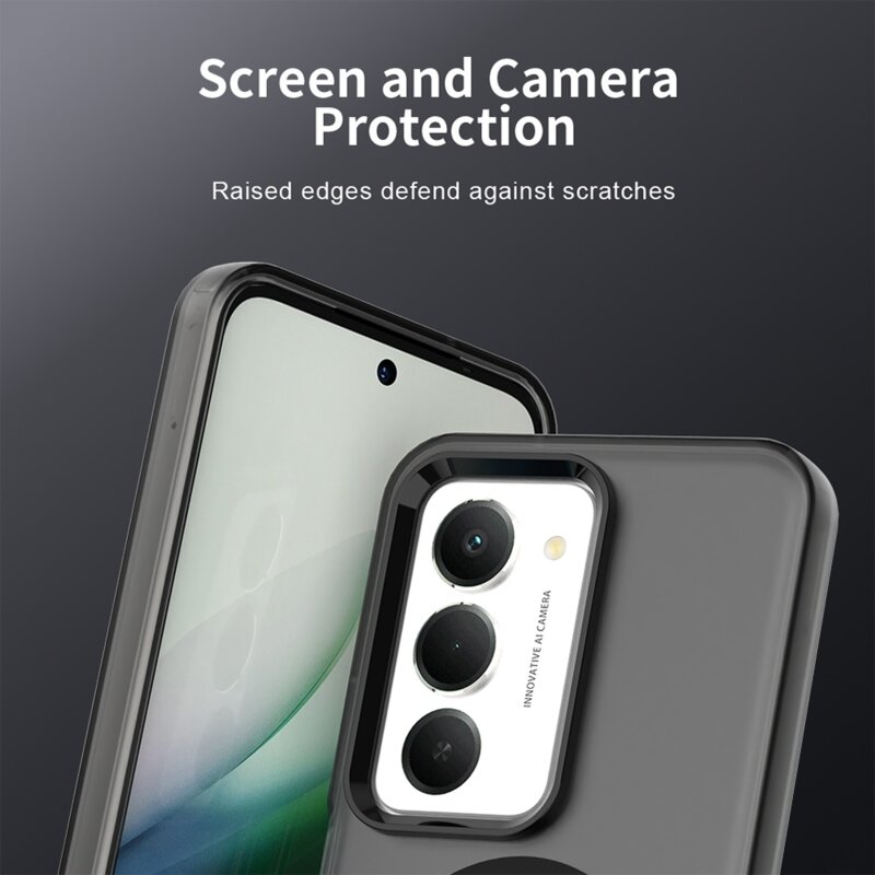 Husa Xiaomi Redmi 15 4G Techsuit CandyCase MagSafe, negru