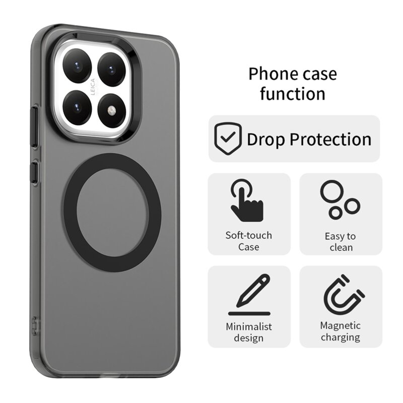 Husa Xiaomi 15T Techsuit CandyCase MagSafe, negru