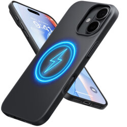 Husa iPhone 17 Torras SlimFit MagSafe Series, negru