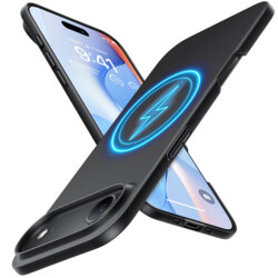 Husa iPhone 17 Air Torras SlimFit MagSafe Series, negru