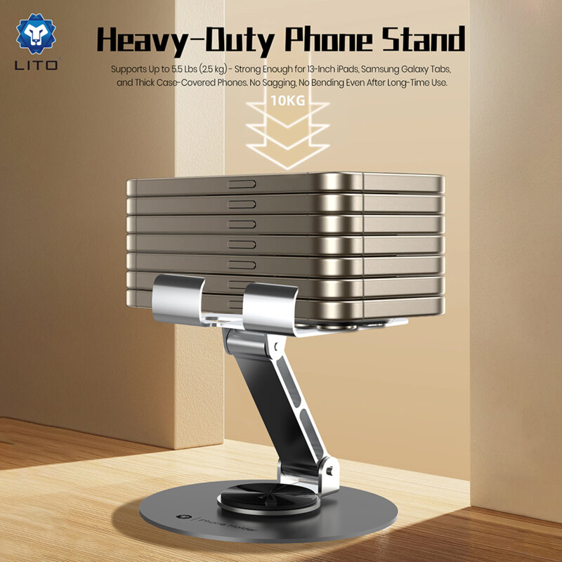 Suport birou pentru telefon universal, pliabil Lito, LT-H01