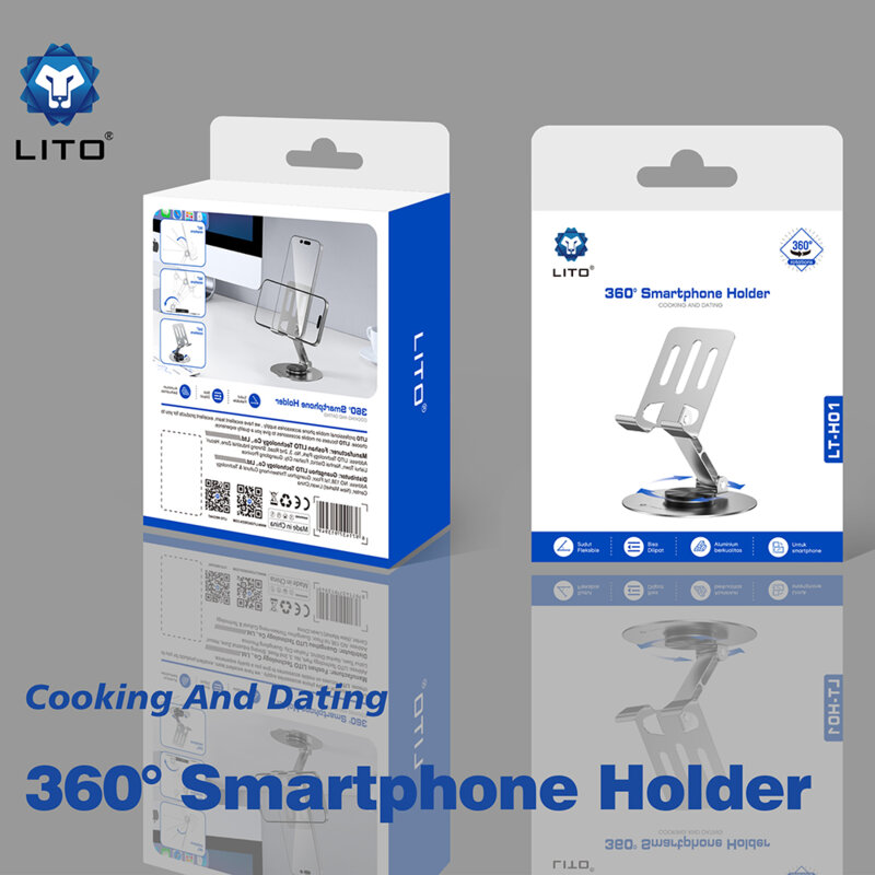 Suport birou pentru telefon universal, pliabil Lito, LT-H01