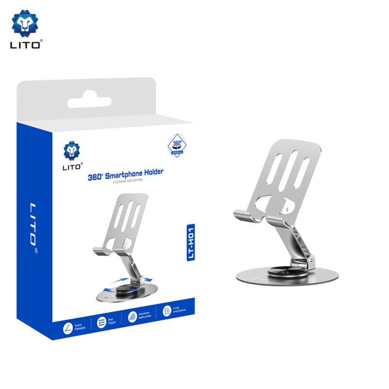 Suport birou pentru telefon universal, pliabil Lito, LT-H01