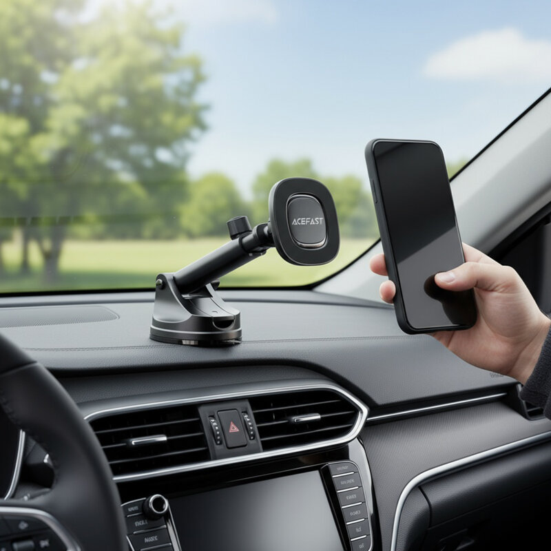Suport auto cu incarcare wireless pentru bord Acefast, D47