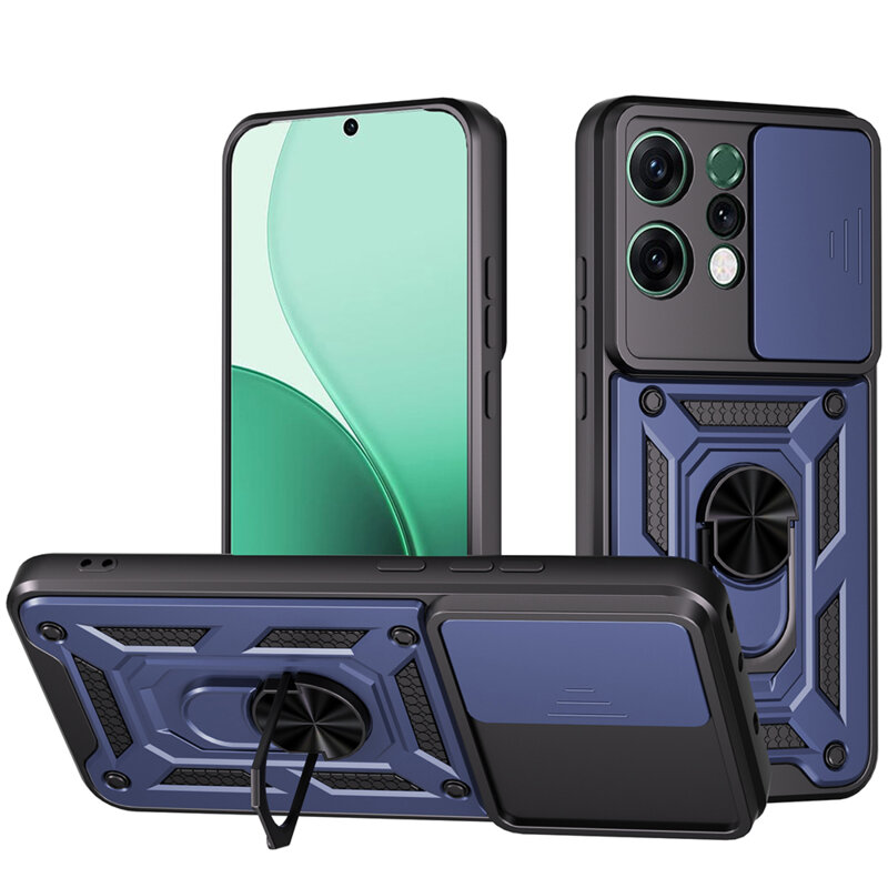 Husa Oppo Reno14 protectie camera Techsuit CamShield Series, albastru