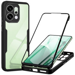 Husa 360° Oppo Reno14 Techsuit ColorVerse, negru