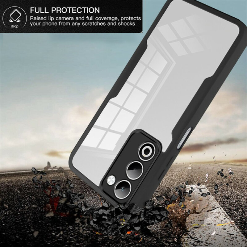 Husa 360° Oppo A5 5G Techsuit ColorVerse, albastru