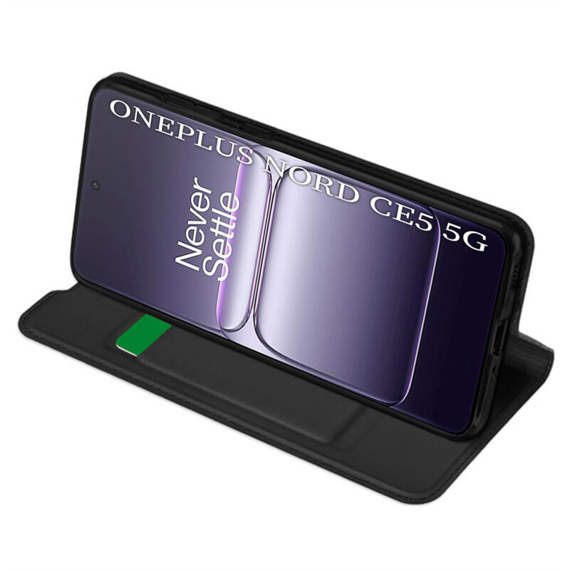 Husa OnePlus Nord CE5 Techsuit Magskin Book, negru