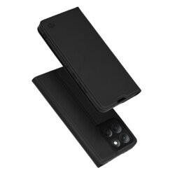 Husa Motorola Moto G86 Power Techsuit Magskin Book, negru