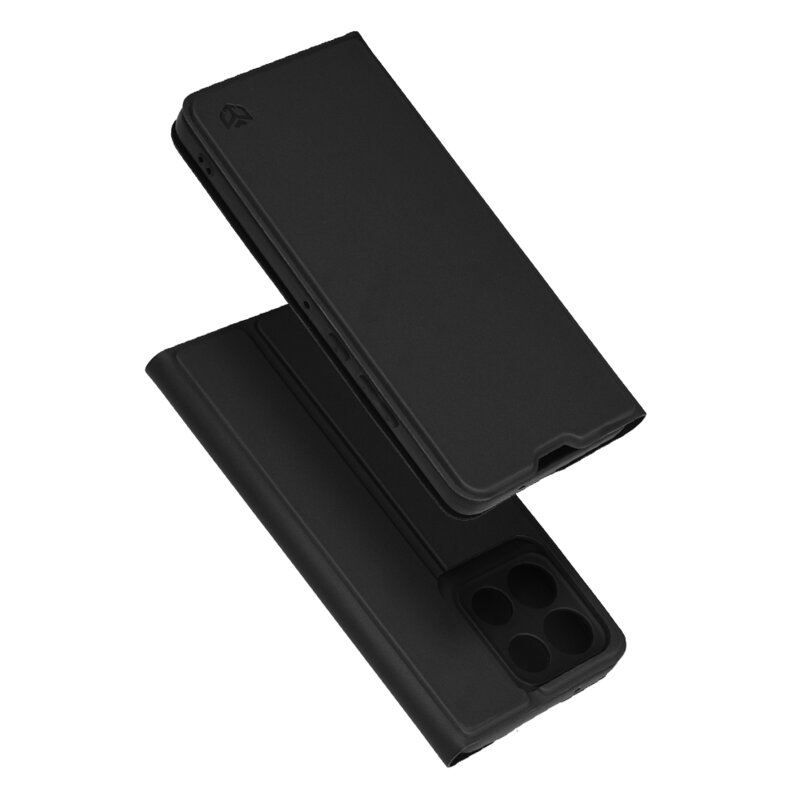 Husa Motorola Moto G86 Power Techsuit Magskin Book, negru