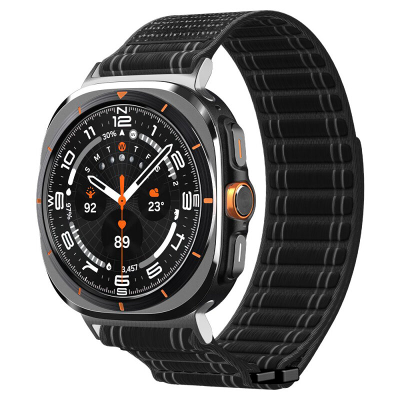 Curea Samsung Galaxy Watch Ultra 47mm Spigen WBF0, negru