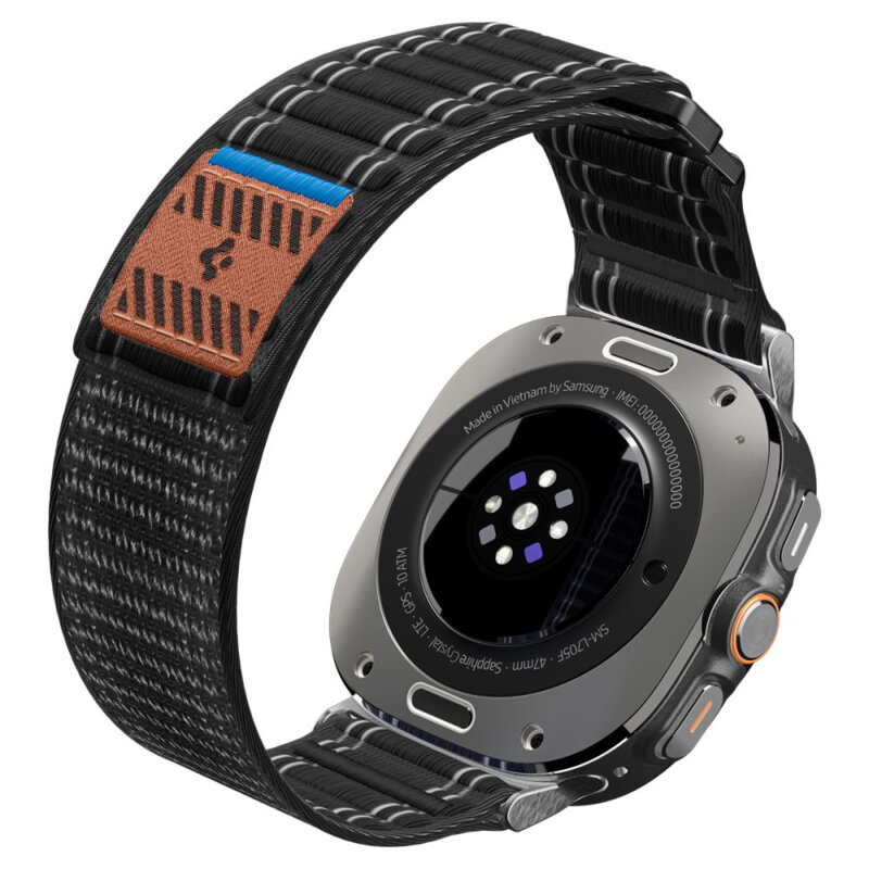 Curea Samsung Galaxy Watch Ultra 47mm Spigen WBF0, negru