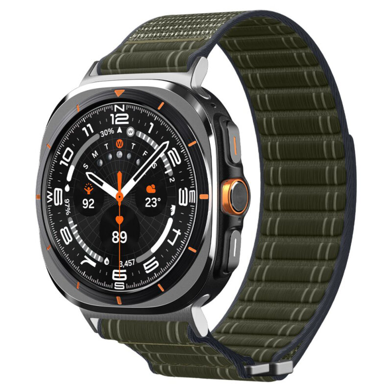 Curea Samsung Galaxy Watch Ultra 47mm Spigen WBF0, verde