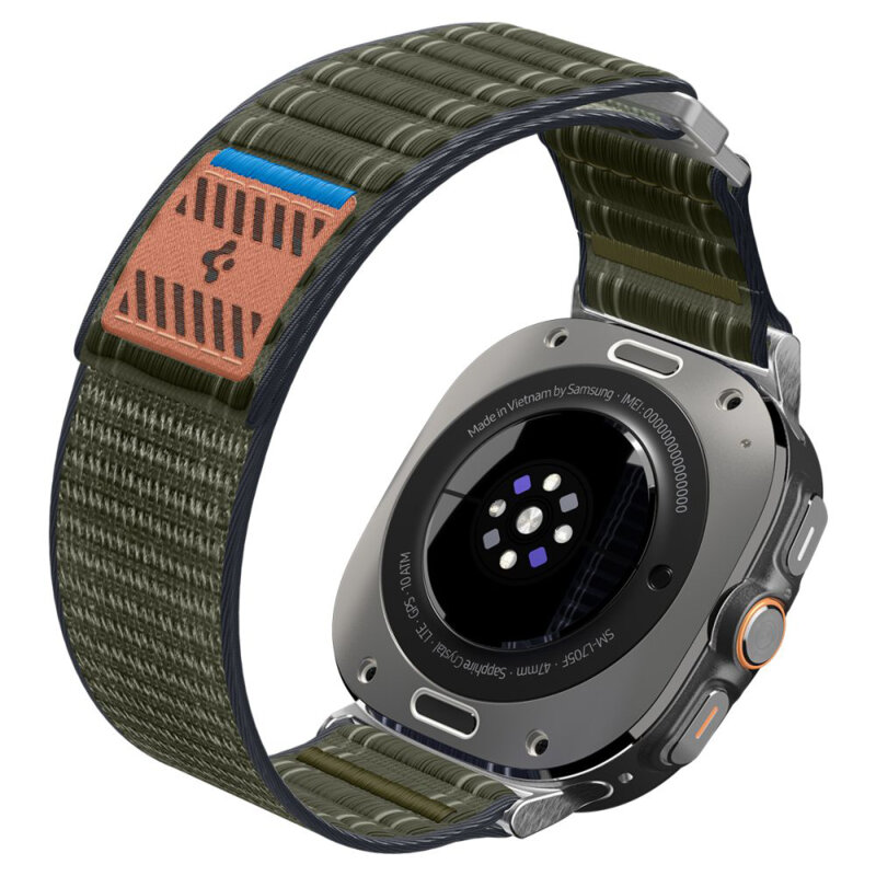 Curea Samsung Galaxy Watch Ultra 47mm Spigen WBF0, verde